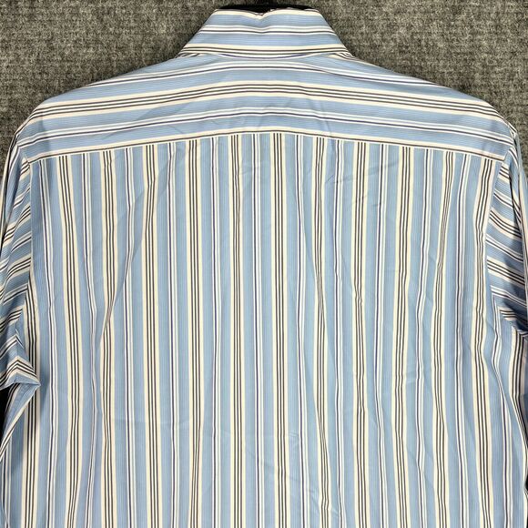 Tailorbyrd Shirt Mens‎ Large Regular Fit Button-Up Long-Sleeve Long Staple - Picture 4 of 11